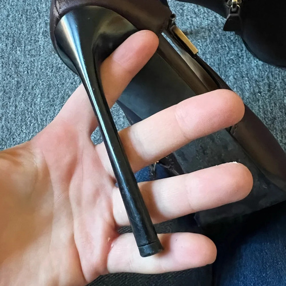 Lanvin Stiletto Brown Booties, size 7.5 - Picture 9 of 9